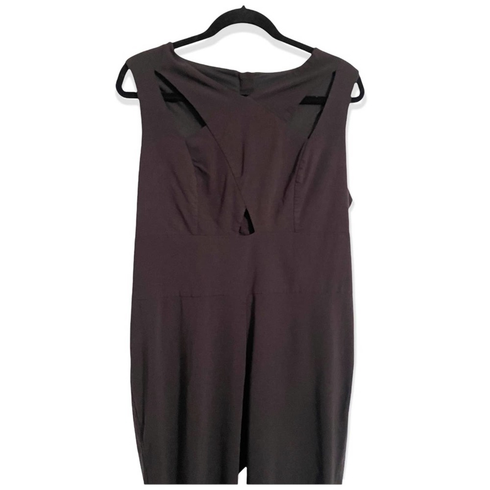 ASOS Cut Out Detail Black Jumpsuit Size 14